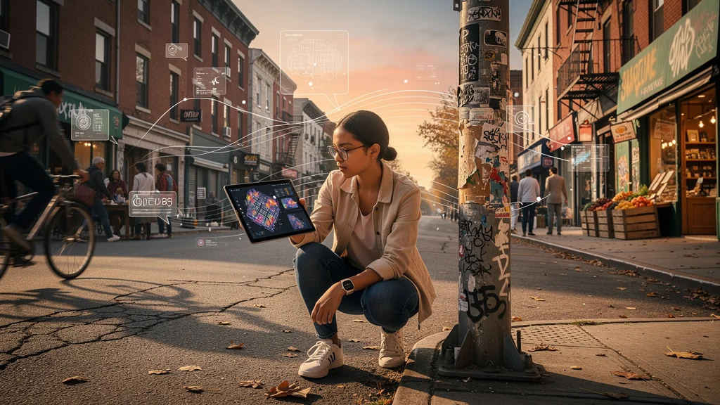 Recherche urbaine mêlant terrain et data pour identifier les micro-zones en pleine croissance dans un quartier