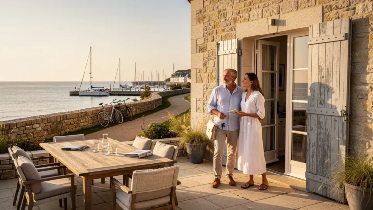 Maison à Arzon pour location saisonnière, avis après trois étés, vue côtière réaliste