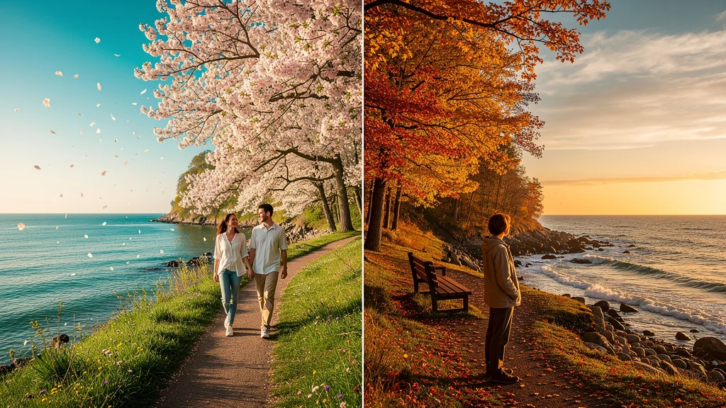 Comparaison réaliste de deux périodes de mise en vente sur la presqu'île au printemps et à la rentrée