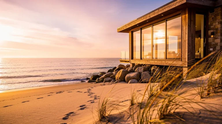 Maison littorale mise en valeur par lumière naturelle pour première revente d’un bien en bord de mer